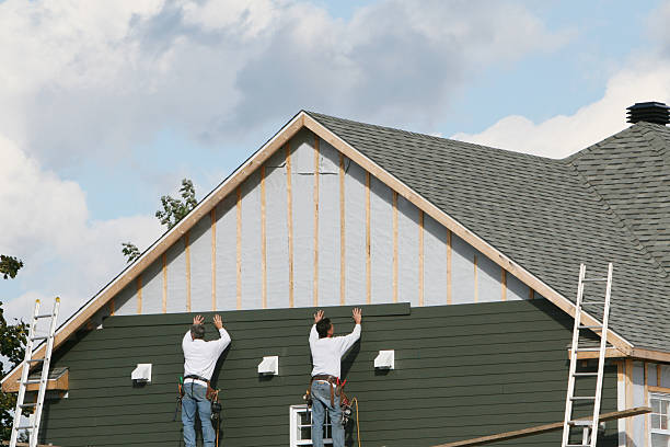 Professional Siding Repair technician working in New London, MN